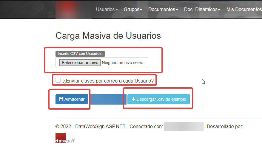 Opcion Crear Usuarios