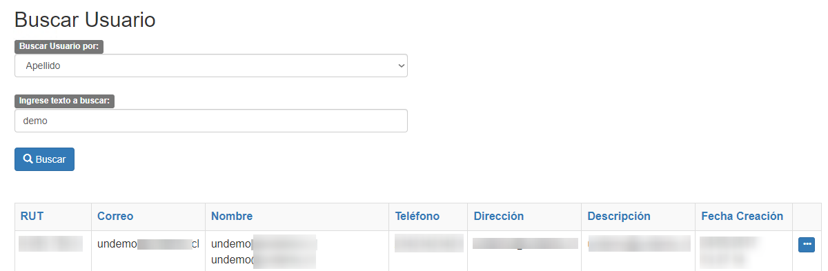 Edicion de Usuario
